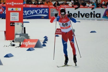 Dušan Kožíšek vyrovnal své výsledkové maximum. Ve sprintu na Tour de Ski skončil desátý.