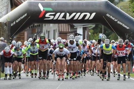 Poslední závod Silvini Skiroll Classics na Ještěd z pohlednu Adély Boudíkové