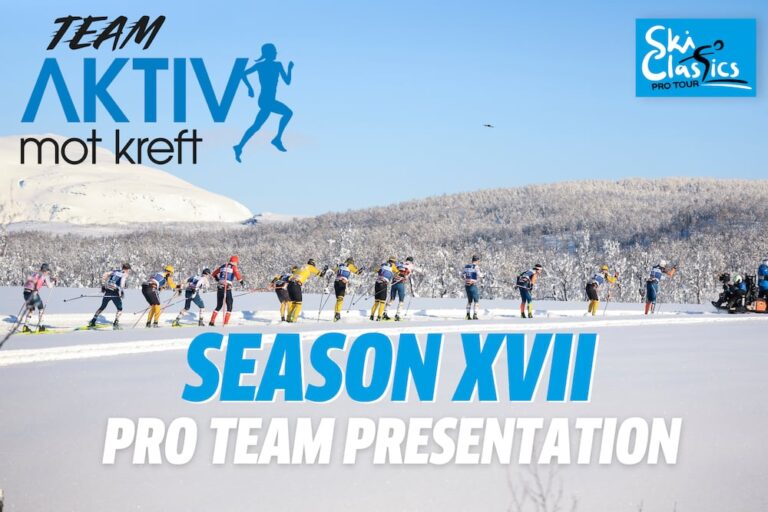 Tým Aktiv mot Kreft – Představení Pro Teamu v XVII. sezópně Ski Classics