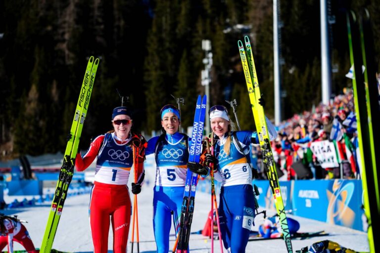 Biatlonová stíhačka žen – zlato zůstává v Itálii