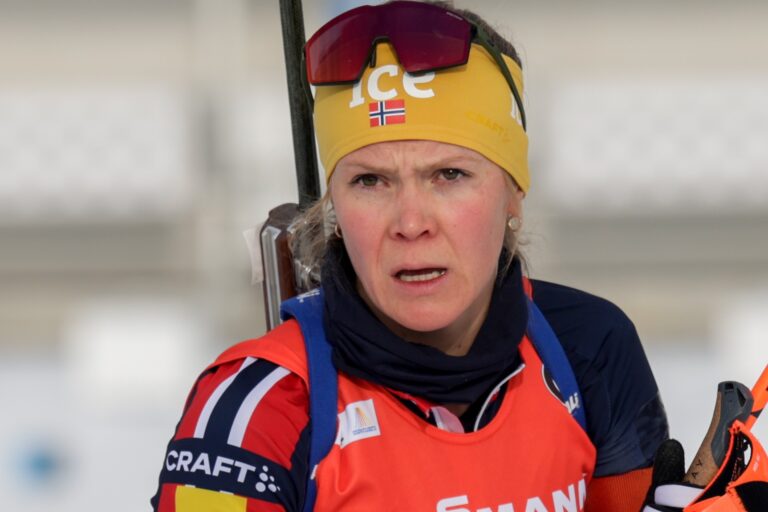 Karoline Offigstad Knotten (NOR) - IBU World Cup Biathlon, relay women, Kontiolahti (FIN).