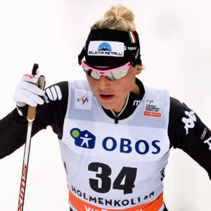 140309, Skidor, Världscupen, Dam, 30 km Masstart, Holmenkollen:GEPA-09031478178 - OSLO,NORWEGEN,09.MAR.14 - SKI NORDISCH, LANGLAUF - FIS Weltcup, Holmenkollen, 30km der Damen, klassisch. Bild zeigt Marina Piller (ITA). GEPA pictures/ Florian Ertl © Bildbyrån